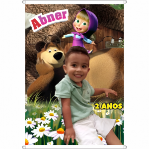 BANNER 80X100 Lona Front Light 380g banner 80cm x 100cm 4x0 brilho Refile, Bastões, 4 ponteiras e Cordinha Arquivos com Arte Pronta .CDR / .AI. / .PDF / *consultar valor em nosso whats