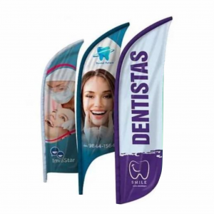 TECIDO WIND BANNER - renove suas divulgações adquirindo um tecido novo para seu material de wind banner Tecido TecnoSport 100% Poliéster P - 1.55m x 0.65m / M - 2.0m x 0.65m / G - 2.50m x 0.65m 4x4 Cor Dupla-Face Impressão EPSON Ultra HD Sublimática  FACA | PENA | VELA